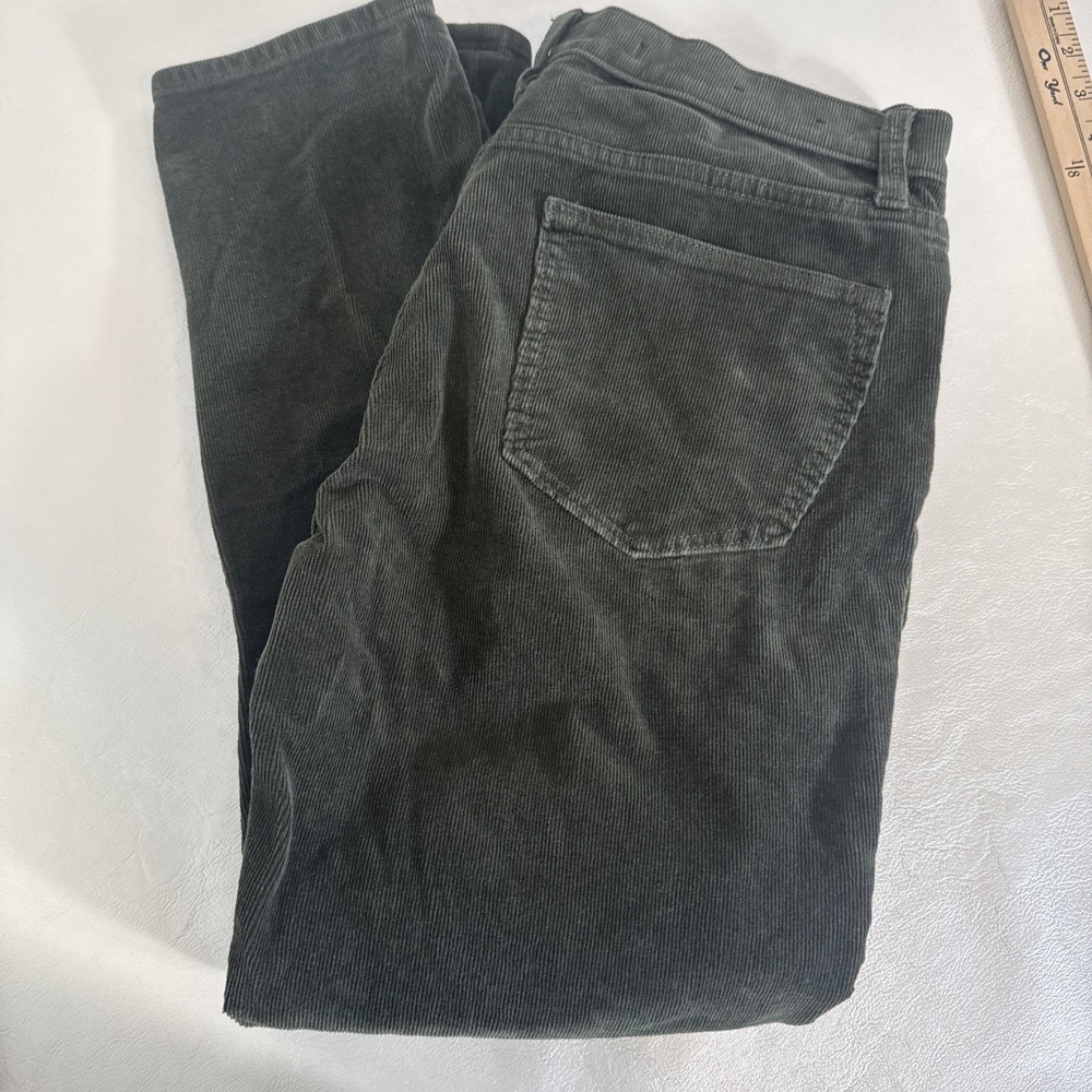 Banana Republic Men's Corduroy Pants Camo Green Pima Cotton 31x30
